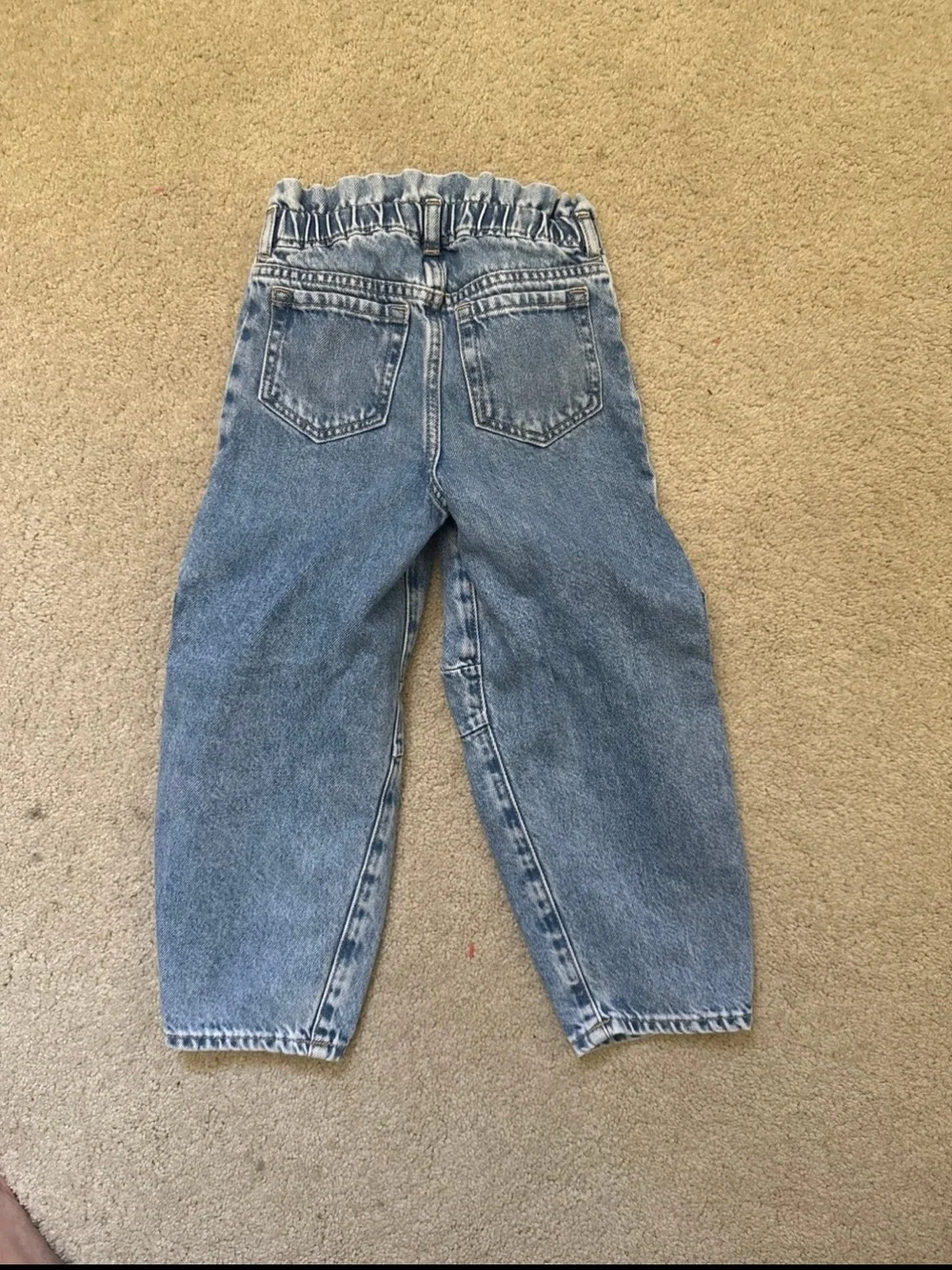 GAP Pink Floral Embroidered Jeans & Blue Heart Patch Denim